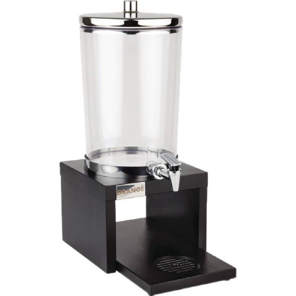 Drink Dispensers APS Wood Base Juice Dispenser Black URO