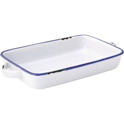 Utopia Avebury Blue Large Rectangular Dish 220mm (Pack Of 12)