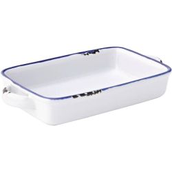 Utopia Avebury Blue Small Rectangular Dish 175mm (Pack Of 12)