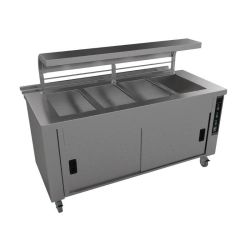 Falcon Chieftain 4 Well Heated Servery Counter With Trayslide HS4