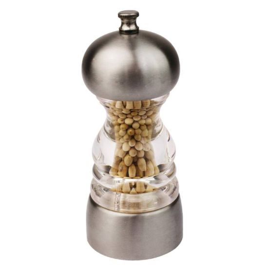 Olympia Stainless Steel Salt And Pepper Mill URO GM233 Olympia Stainless Steel Salt And Pepper Mill URO GM233