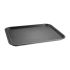 Kristallon Polypropylene Rectangular Non-Slip Tray Black 405mm