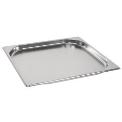 Vogue Stainless Steel Gastronorm 2/3 Pan 20mm Vogue Stainless Steel Gastronorm 2/3 Pan 20mm
