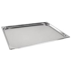 Vogue Stainless Steel 2/1 Gastronorm Pan 20mm Vogue Stainless Steel 2/1 Gastronorm Pan 20mm