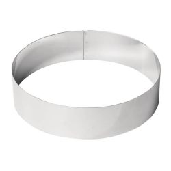De Buyer Stainless Steel Mousse Ring 240 X 60mm