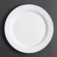 Olympia Enamel Dinner Plates 245mm (Pack of 6)