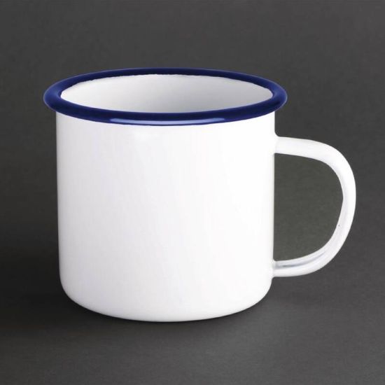 Olympia Enamel Mug 350ml Box of 6 URO GM516 Olympia Enamel Mug 350ml Box of 6 URO GM516