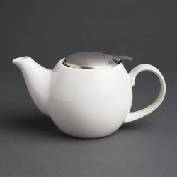 Olympia Cafe Teapot 510ml White