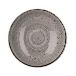 Churchill Stonecast Round Coupe Bowl Peppercorn Grey 220mm (Pack Of 12)