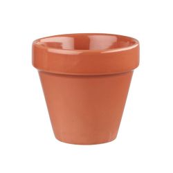 Churchill Bit On The Side Plant Pot Paprika 17oz (Pack Of 6)