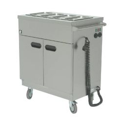 Parry Mobile Servery With Bain Marie Top 1894