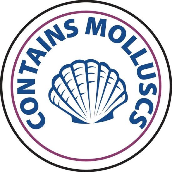 Vogue Food Allergen Label Molluscs URO GM812 Vogue Food Allergen Label Molluscs URO GM812
