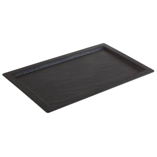 APS Slate Effect Melamine Tray With Rim 1/1GN URO GN563 APS Slate Effect Melamine Tray With Rim 1/1GN URO GN563