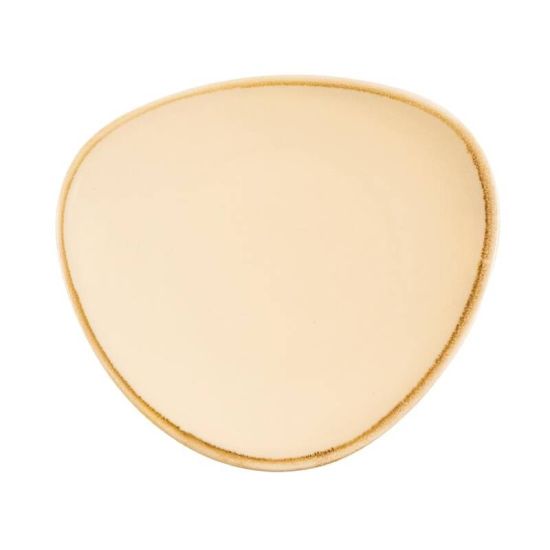 Olympia Kiln Triangular Plate Sandstone 280mm Box of 4 URO GP327 Olympia Kiln Triangular Plate Sandstone 280mm Box of 4 URO GP327