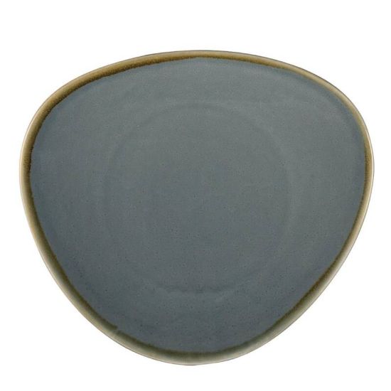 Olympia Kiln Triangular Plate Ocean 280mm Box of 4 URO GP343 Olympia Kiln Triangular Plate Ocean 280mm Box of 4 URO GP343