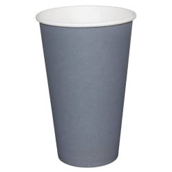 Fiesta Single Wall Takeaway Coffee Cups Charcoal 340ml / 12oz (Pack Of 1000)