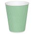 Fiesta Ripple Wall Takeaway Coffee Cups Turquoise 225ml / 8oz (Pack Of 500)