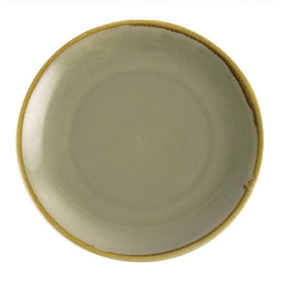 Olympia Kiln Round Plate Moss 280mm Box of 4 URO GP475 Olympia Kiln Round Plate Moss 280mm Box of 4 URO GP475
