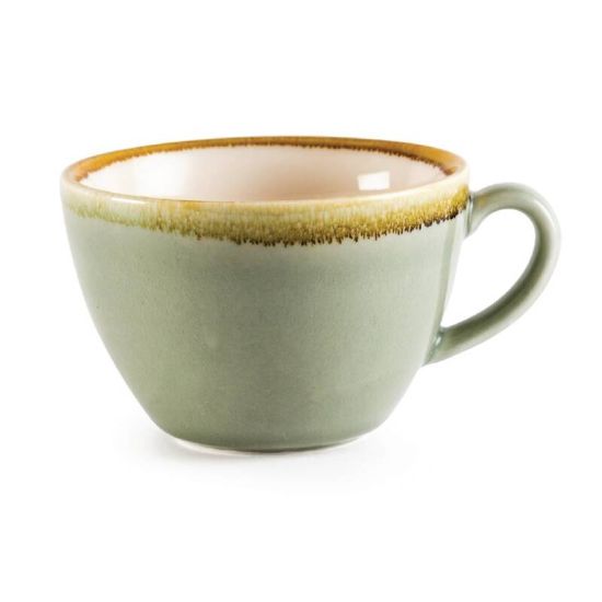 Olympia Kiln Cappuccino Cup Moss 340ml Box of 6 URO GP480 Olympia Kiln Cappuccino Cup Moss 340ml Box of 6 URO GP480