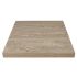 Bolero Pre-drilled Square Table Top Antique Natural 600mm