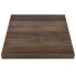 Bolero Pre-drilled Square Table Top Rustic Oak 700mm