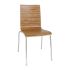 Bolero Square Back Side Chair Zebrano (Pack Of 4)