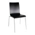 Bolero Black Square Back Side Chair (Pack Of 4)