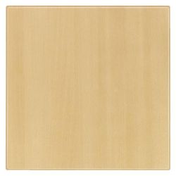 Werzalit Pre-drilled Square Table Top  Planked Beech 800mm