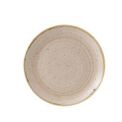 Churchill Stonecast Coupe Plate Nutmeg Cream 217mm (Pack Of 12) Churchill Stonecast Coupe Plate Nutmeg Cream 217mm (Pack Of 12)