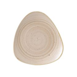 Churchill Stonecast Triangle Plate Nutmeg Cream 311mm (Pack Of 6) Churchill Stonecast Triangle Plate Nutmeg Cream 311mm (Pack Of 6)