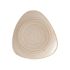 Churchill Stonecast Triangle Plate Nutmeg Cream 311mm (Pack Of 6)