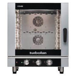 Blue Seal Turbofan 7 Grid Manual Control Combi Oven EC40M7