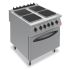Falcon F900 Four Hotplate Electric Oven Range On Castors E9184