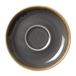 Olympia Kiln Smoke Saucer 160mm (Pack Of 6)