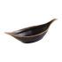 APS Crocker Leaf Bowl Brown. 420mm Length