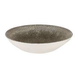 Churchill Studio Prints Raku Round Coupe Bowls Quartz Black 182mm (Pack Of 12) Churchill Studio Prints Raku Round Coupe Bowls Quartz Black 182mm (Pack Of 12)