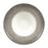Churchill Studio Prints Raku Round Wide Rim Bowls White And Quartz Black 240mm