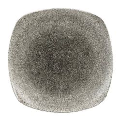 Churchill Studio Prints Raku Square Plates Quartz Black 252mm (Pack Of 12) Churchill Studio Prints Raku Square Plates Quartz Black 252mm (Pack Of 12)