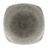 Churchill Studio Prints Raku Square Plates  Quartz Black 252mm (Pack Of 12)