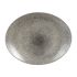 Churchill Studio Prints Raku Oval Coupe Plates Quartz Black 317mm (Pack Of 12)