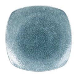 Churchill Studio Prints Raku Rectangular Plates Topaz Blue 215mm (Pack Of 12)