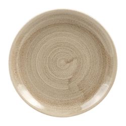 Churchill Stonecast Patina Antique Taupe Coupe Plates Taupe 165mm (Pack Of 12)