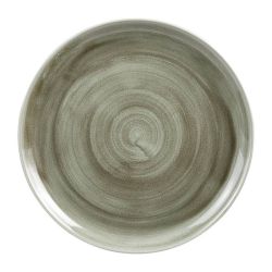 Churchill Stonecast Patina Antique Coupe Round Plates Green 324mm (Pack Of 6)