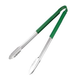 Vogue Colour Coded Serving Tong Green 405mm Vogue Colour Coded Serving Tong Green 405mm