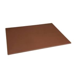 Hygiplas Low Density Brown Chopping Board Large Hygiplas Low Density Brown Chopping Board Large