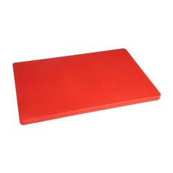Hygiplas Extra Thick Low Density Red Chopping Board Large Hygiplas Extra Thick Low Density Red Chopping Board Large