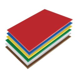 Hygiplas Low Density Chopping Boards 600x450x10mm (Pack Of 6)