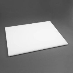 Hygiplas Extra Thick Low Density White Chopping Board Large Hygiplas Extra Thick Low Density White Chopping Board Large