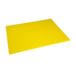 Hygiplas Low Density Yellow Chopping Board Large Hygiplas Low Density Yellow Chopping Board Large