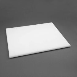 Hygiplas Extra Thick High Density White Chopping Board Large